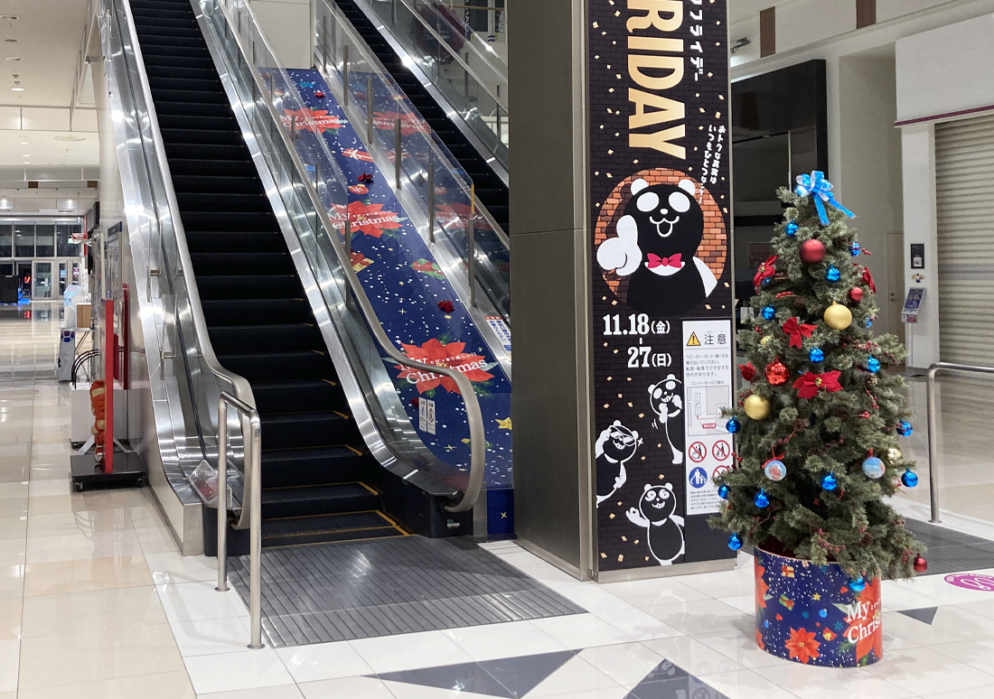 イオンモール熊本 クリスマス装飾 4