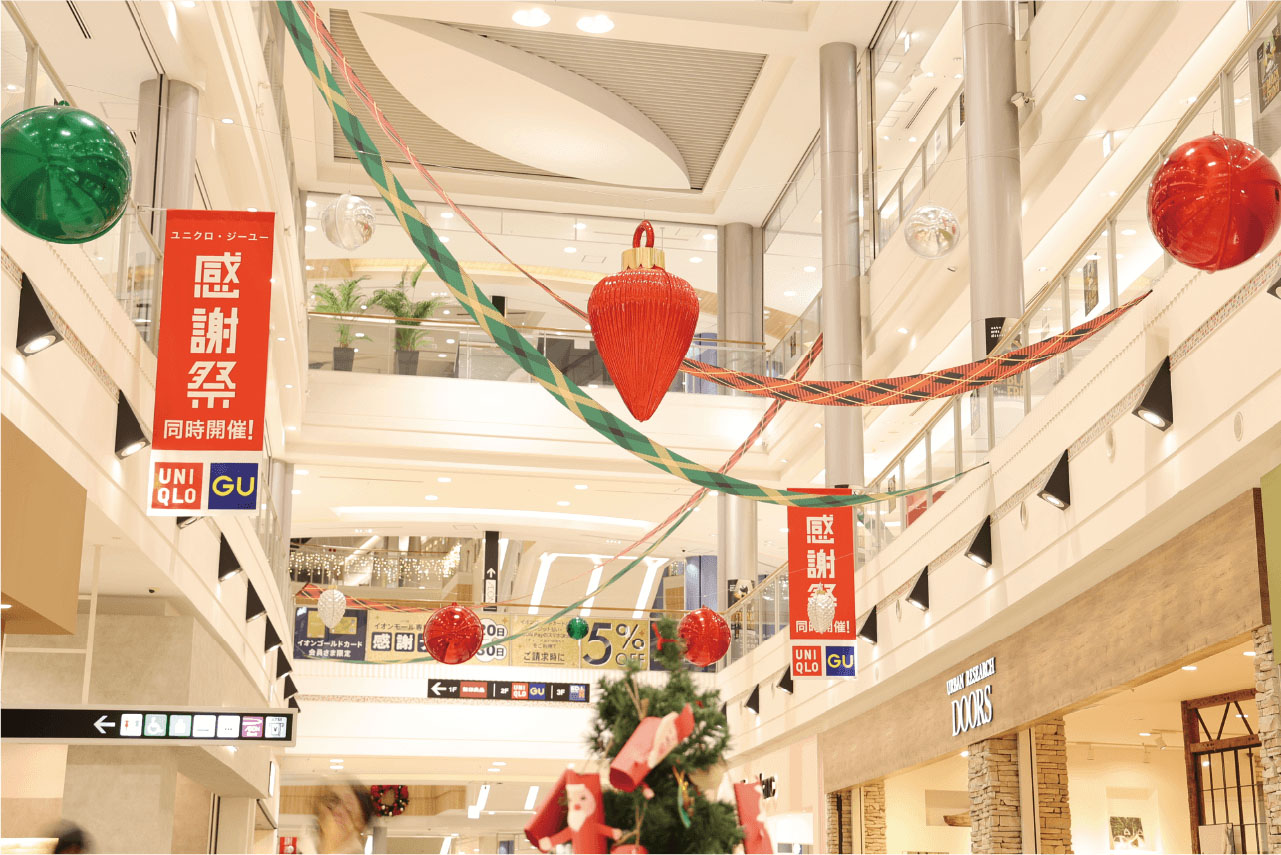 イオンモール堺北花田クリスマス装飾3