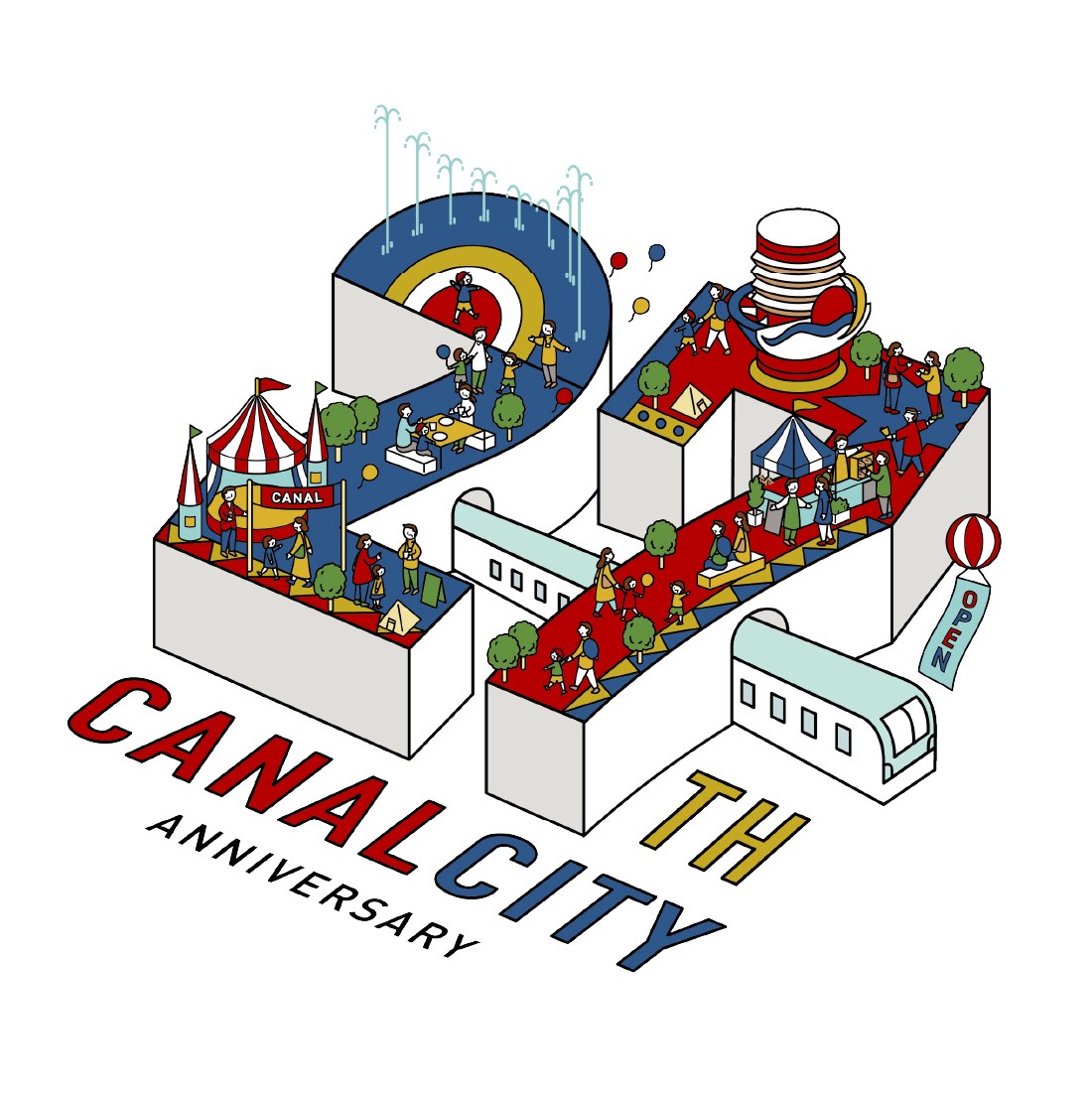 キャナルシティ博多27周年ロゴ1